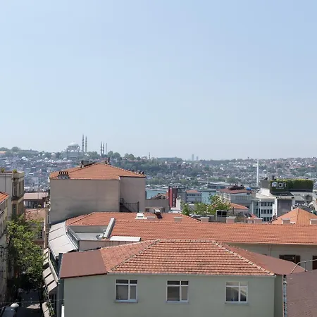 Sea View 2br 50m To Galata Tower Ac Appartement